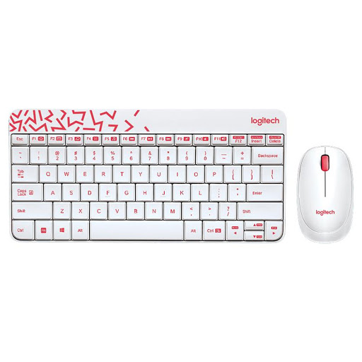 Bộ Bàn Phím Và Chuột Không Dây Logitech MK240 - Hàng Chính Hãng