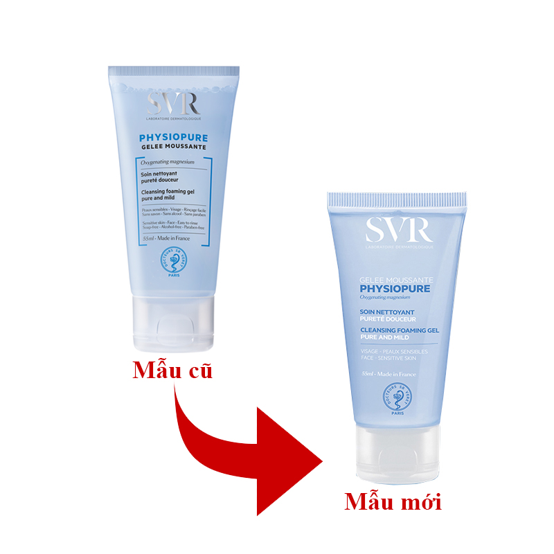 SVR Physiopure Gelée Moussante 55ml