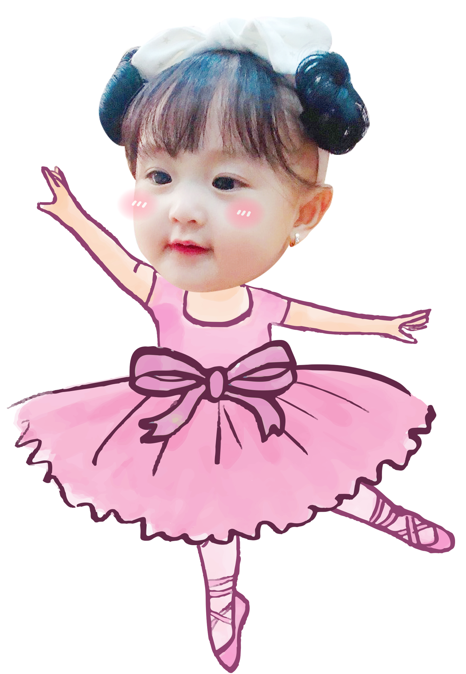Chibi thiết kế trang trí sinh nhật