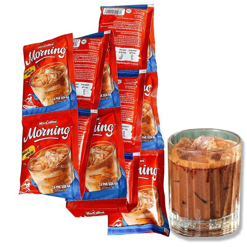 Cà phê sữa đá Morning (Dây 12 gói x 16g)