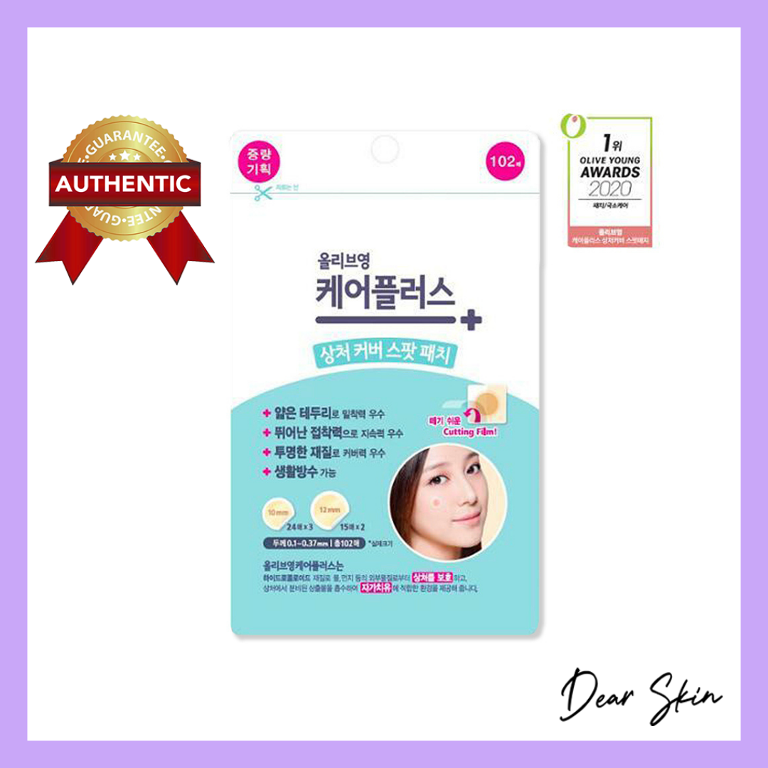 Miếng dán mụn Olive Young care plus spot patch 102 miếng dán