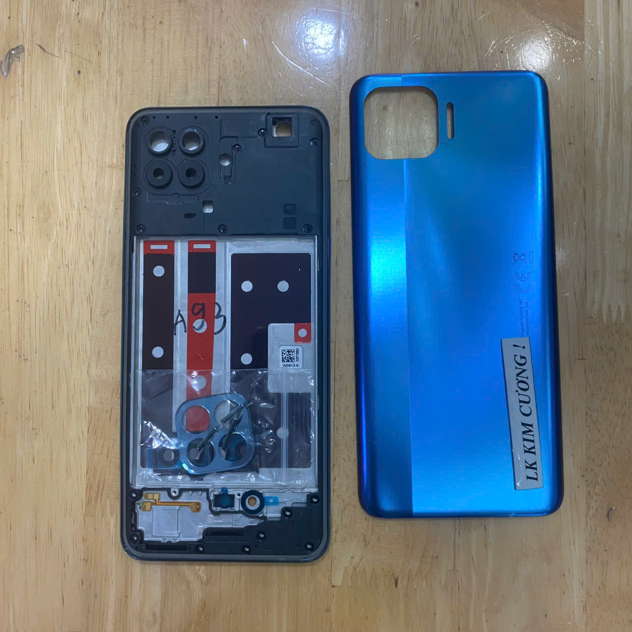 Bộ vỏ oppo a93