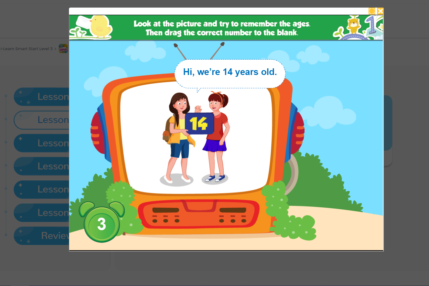 [E-BOOK] i-Learn Smart Start Level 3 Phần mềm trò chơi tương tác