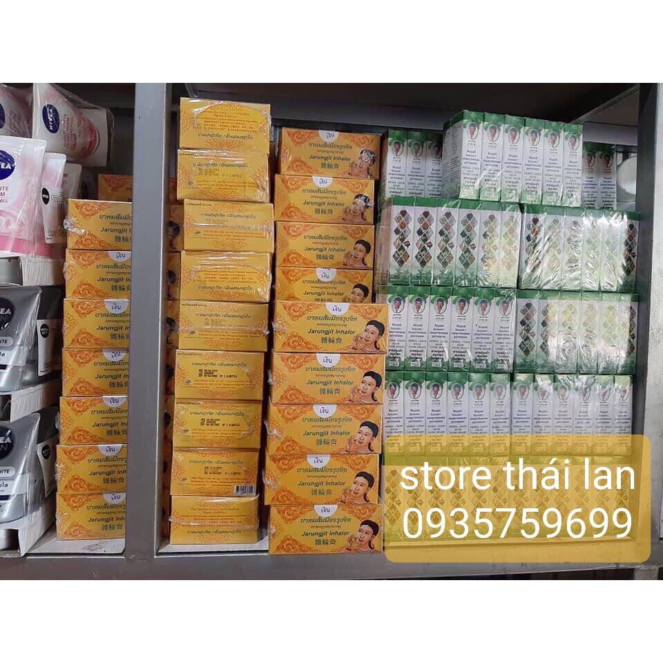 Dầu HÍT Xoang BẠC Jarungjit Inhalor Bạc Thái Lan
