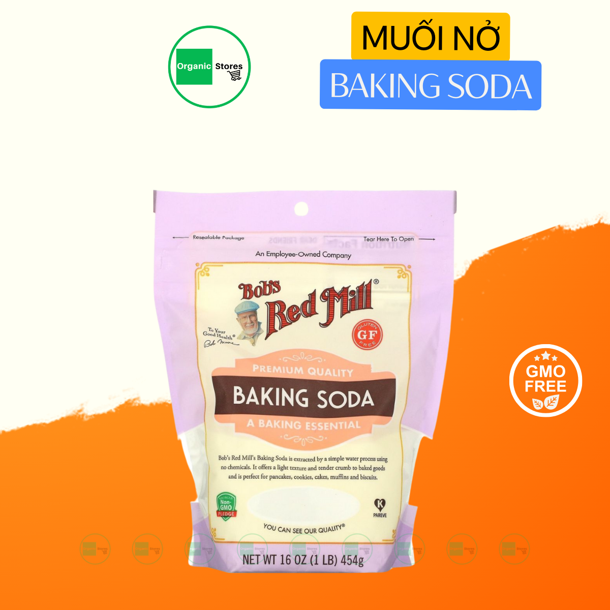 Muối nở 454gr - Bob's Red Mill (Baking Soda)