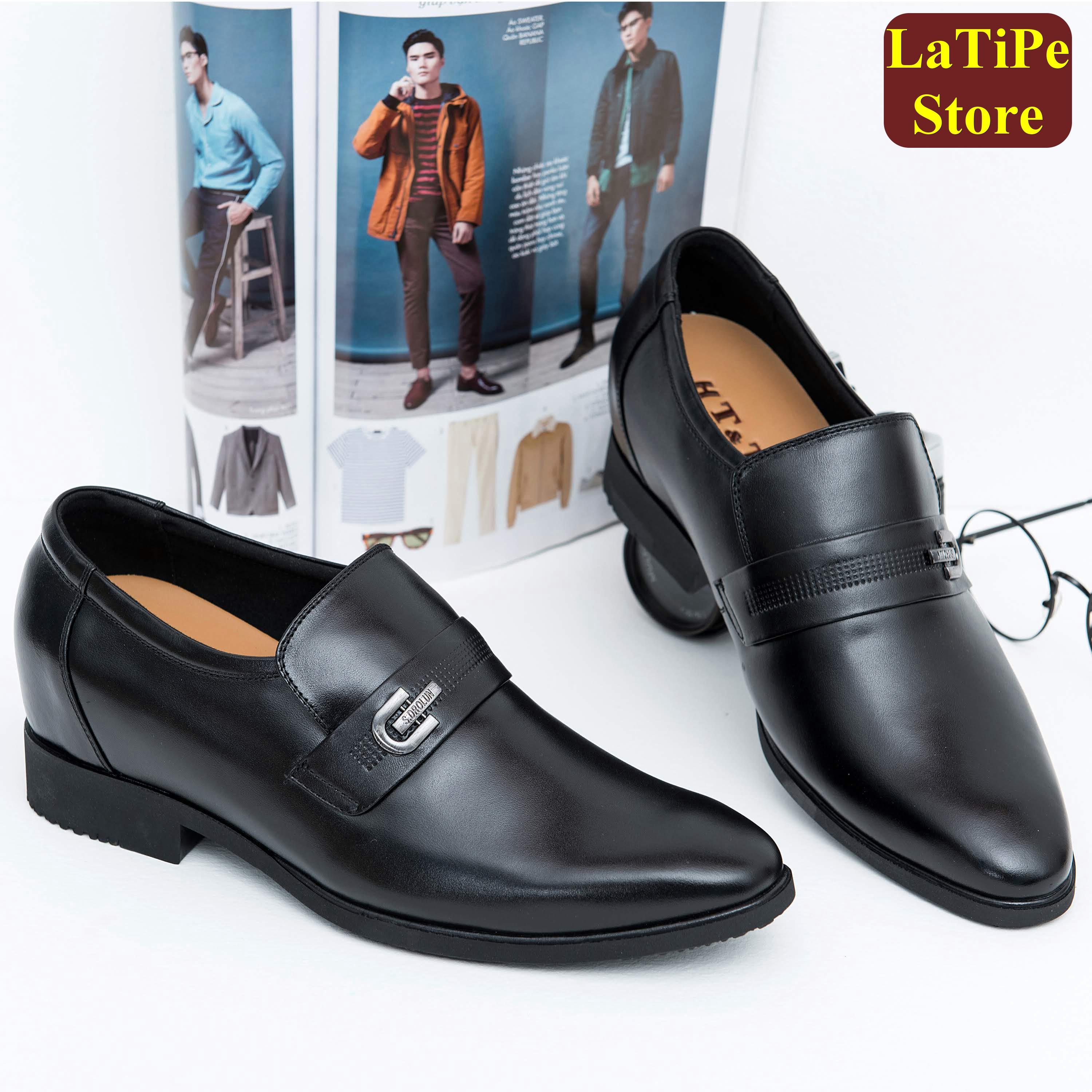 >> BÁO GIÁ GIÀY TÂY NAM CÔNG SỞ DA THẬT A741MD | Shopee Lazada Sendo Tiki mới nhất 140 GIÀY NAM TĂNG CHIỀU CAO DA THẬT CAO 6CM ĐẾ CAO SU CHỐNG TRƯỢT BẢO HÀNH 12 THÁNG - GIÀY NAM THỜI TRANG HÀN QUỐC - GIÀY CÔNG SỞ NAM - GIÀY TÂY NAM CÔNG SỞ - GIÀY NAM ĐẸP - GIÀY DA NAM CAO CẤP LTP-TCC MÀU ĐEN