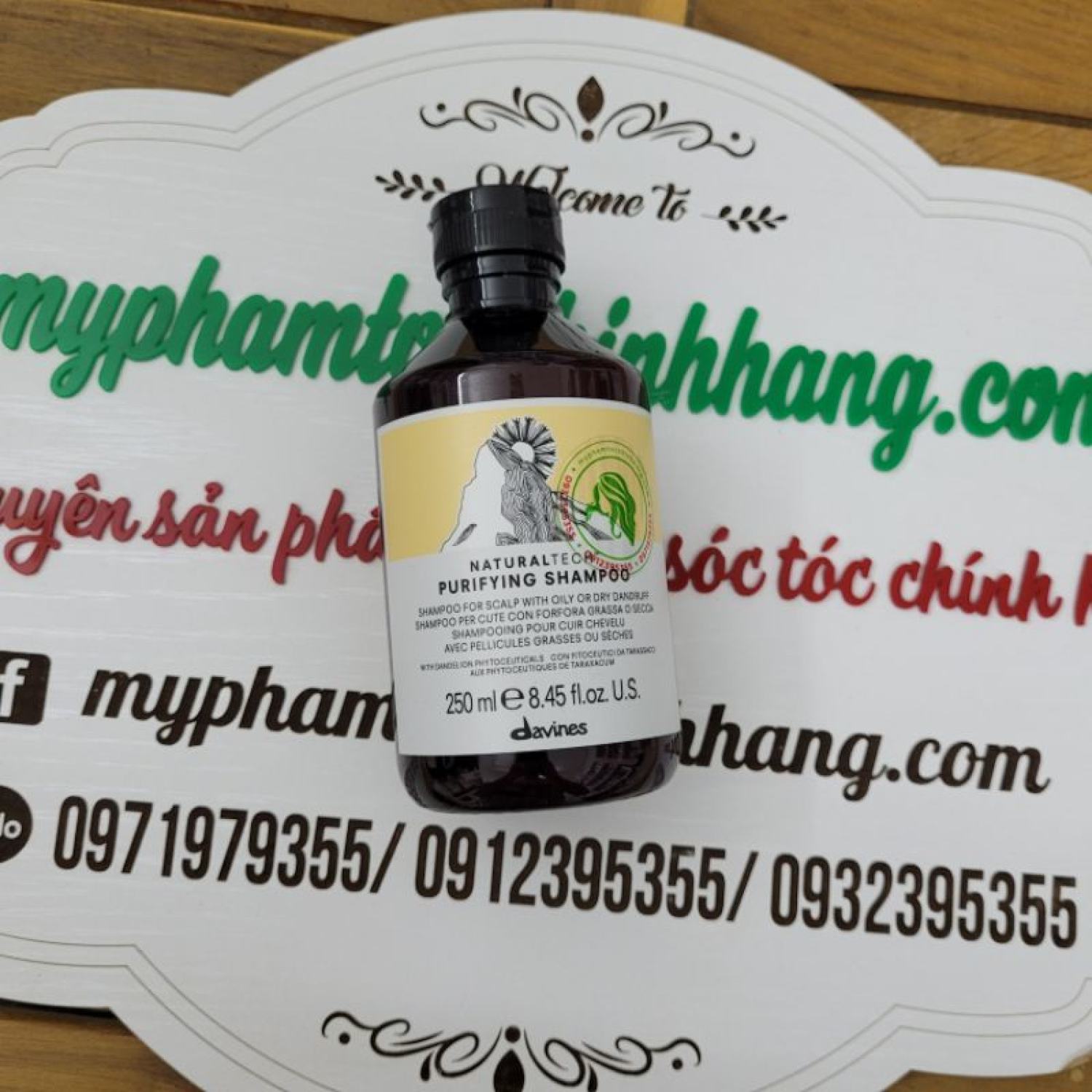 Dầu gội Davines giảm gàu purifying 250ml - 1000ml
