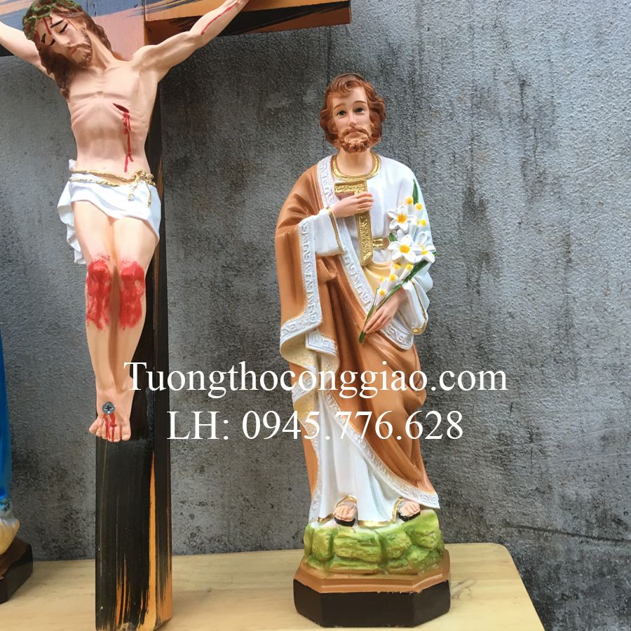 Bộ tượng bàn thờ Công Giáo 40cm