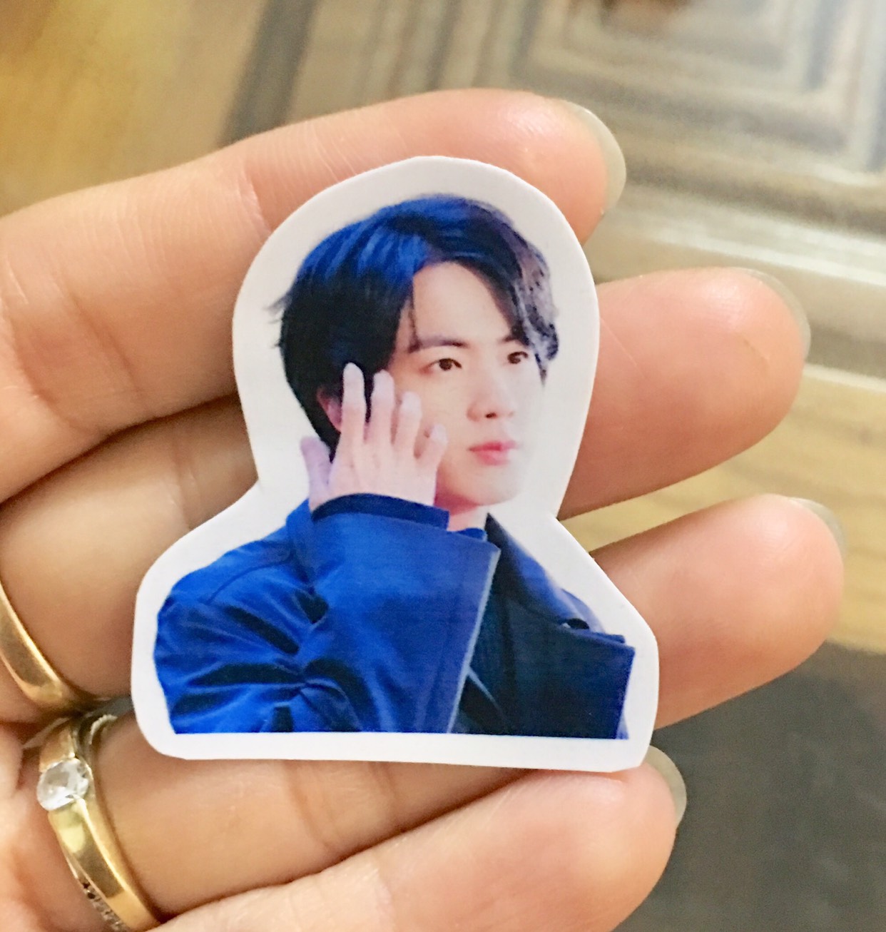 STICKER BTS JIN COMBO 30 CÁI ẢNH