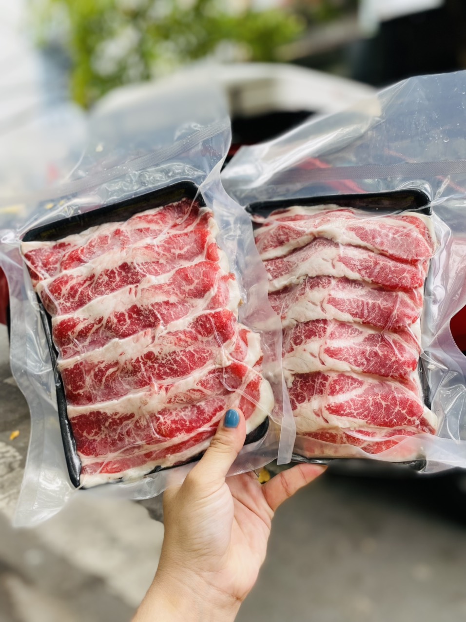 [GIAO NHANH 2H HCM] 1Kg Ba Chỉ Bò Mỹ Cắt Lát