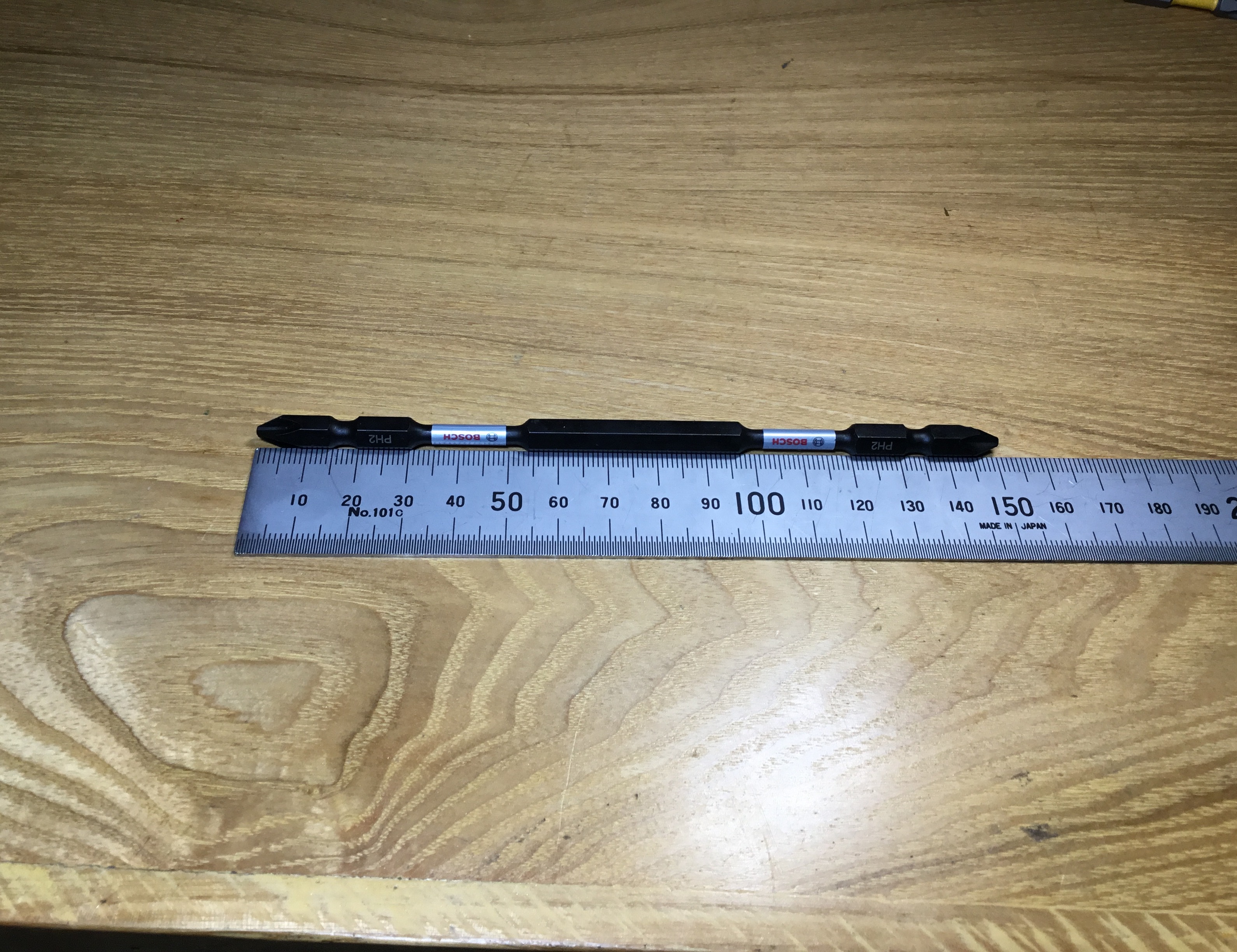 Mũi Vít 2 Đầu Mác Thép Cao Có Từ Tính Nhập Ph2 150mm