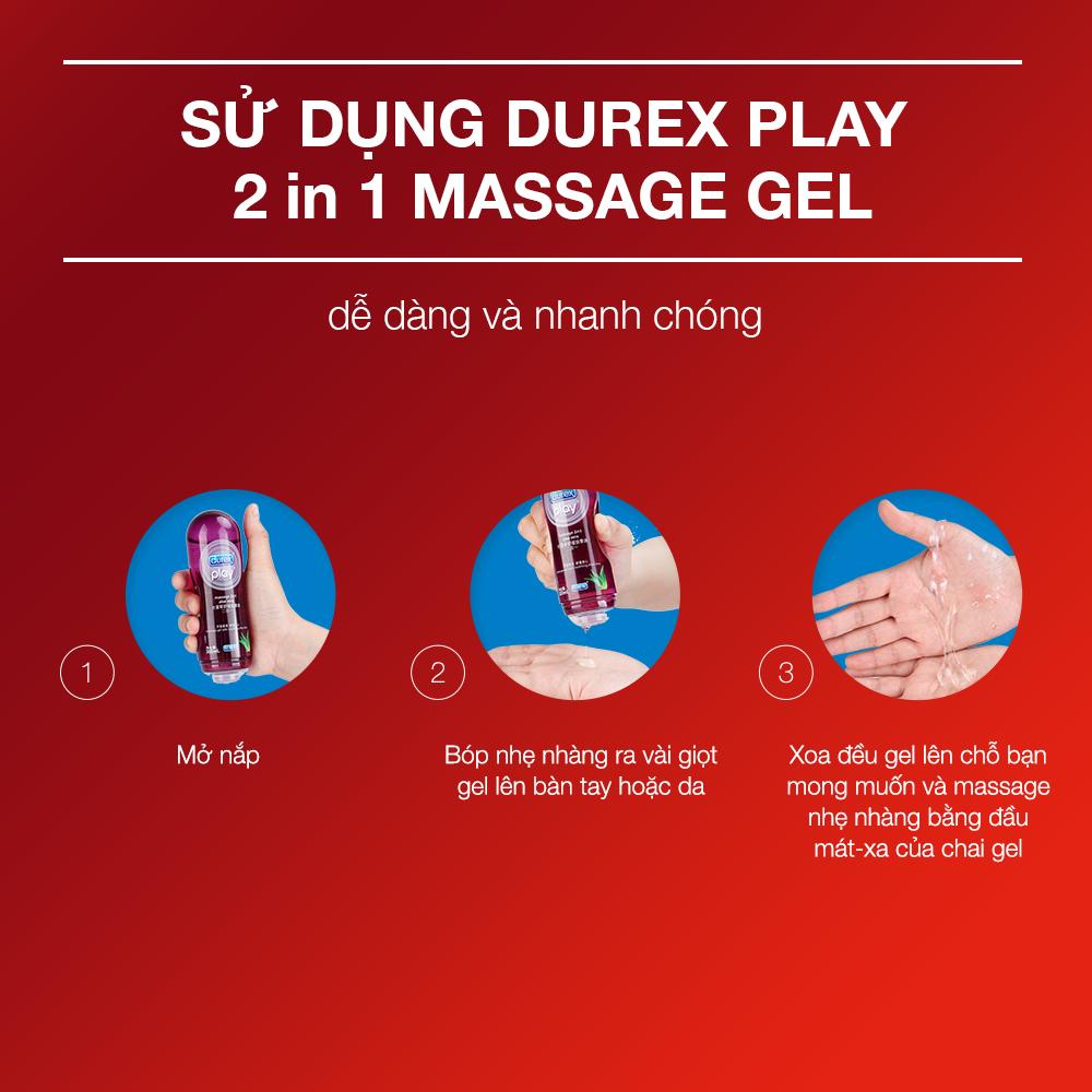 [HCM]Gel bôi trơnDurex Play Massage 200ml