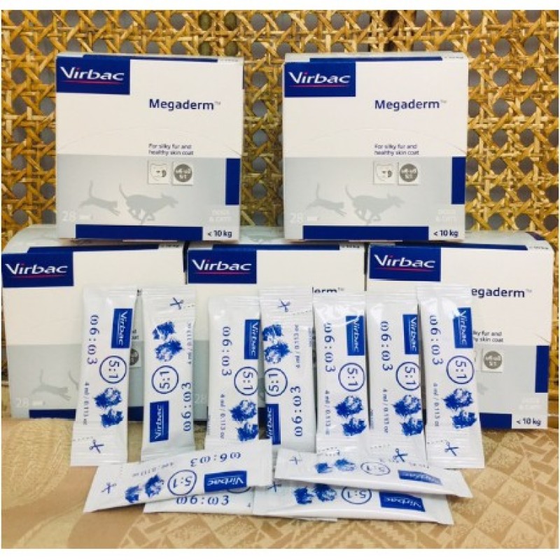 Gel dinh dưỡng giúp mượt da lông giảm ngứa giảm rụng lông megaderm virbac - gói 4ml, cam kết hàng đúng mô tả, chất lượng đảm bảo, an toàn đến sức khỏe