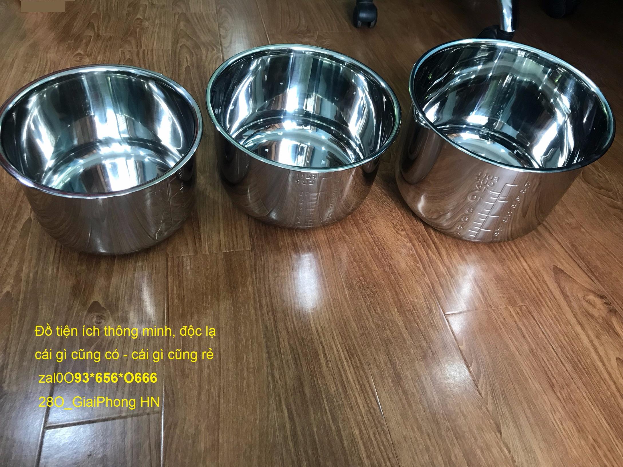 Lòng nồi áp suất Inox dung tích 4 lít, 5 lít, 6 lít