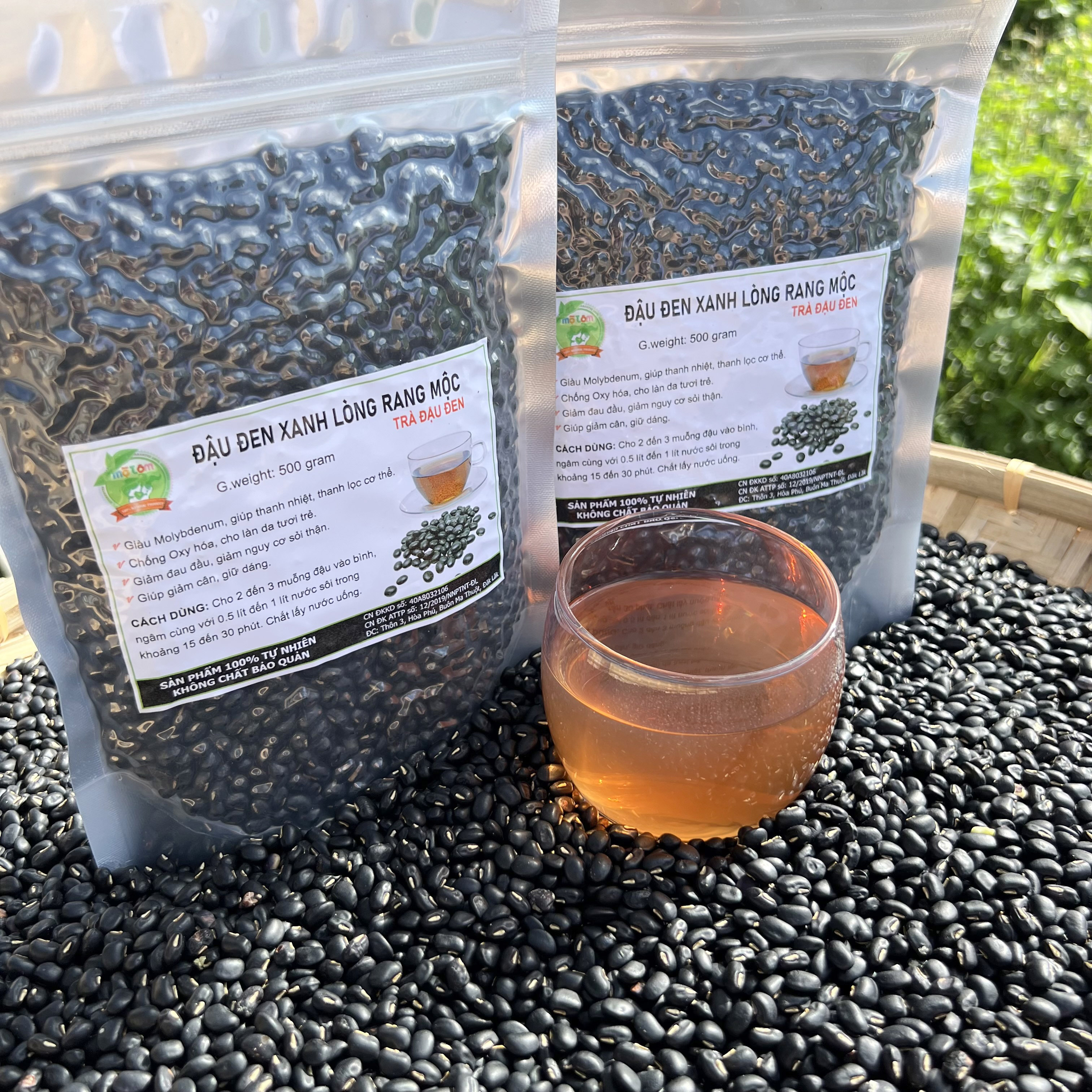 500GRAM ĐẬU ĐEN XANH LÒNG RANG MỘC (TRÀ ĐẬU ĐEN)