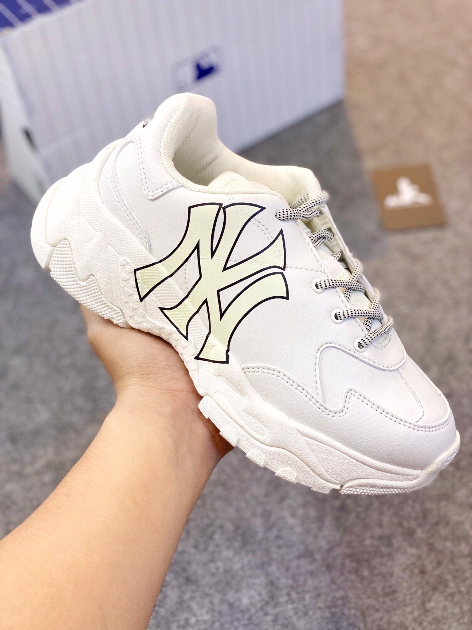 [CHÍNH HÃNG] Giày MLB Chunky NY