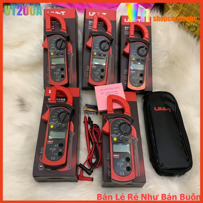 Ampe Kìm Đo Dòng Điện AC/DC UT200A