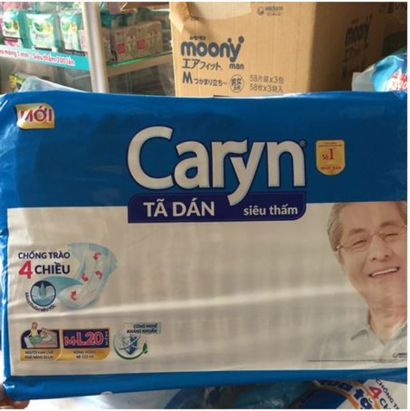 Tả dán caryn dành cho người lớn - Tả dán dành cho mẹ sau sinh - ML 20 cao cấp