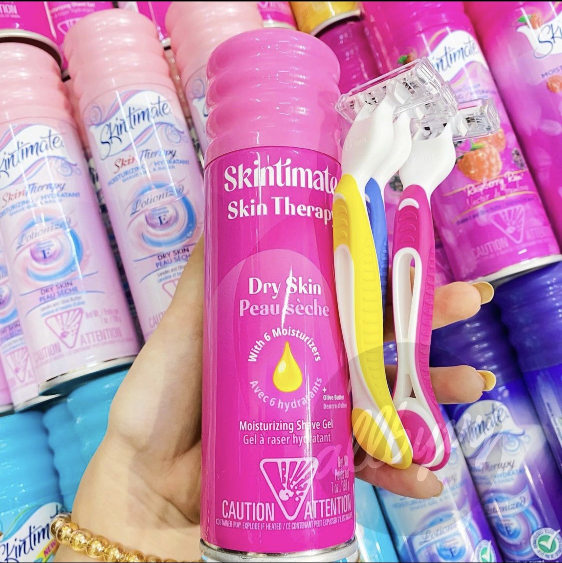 allbyvy | Bọt cạo lông Skintimate Bill Mỹ
