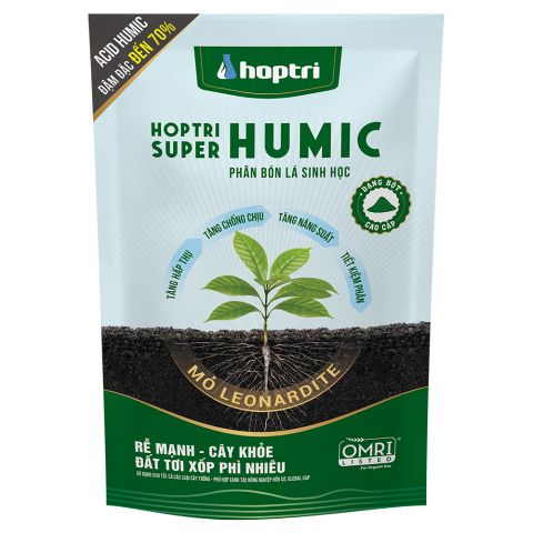Phân Bón Lá Sinh Học HỢP TRÍ SUPER HUMIC (Gói 1kg)
