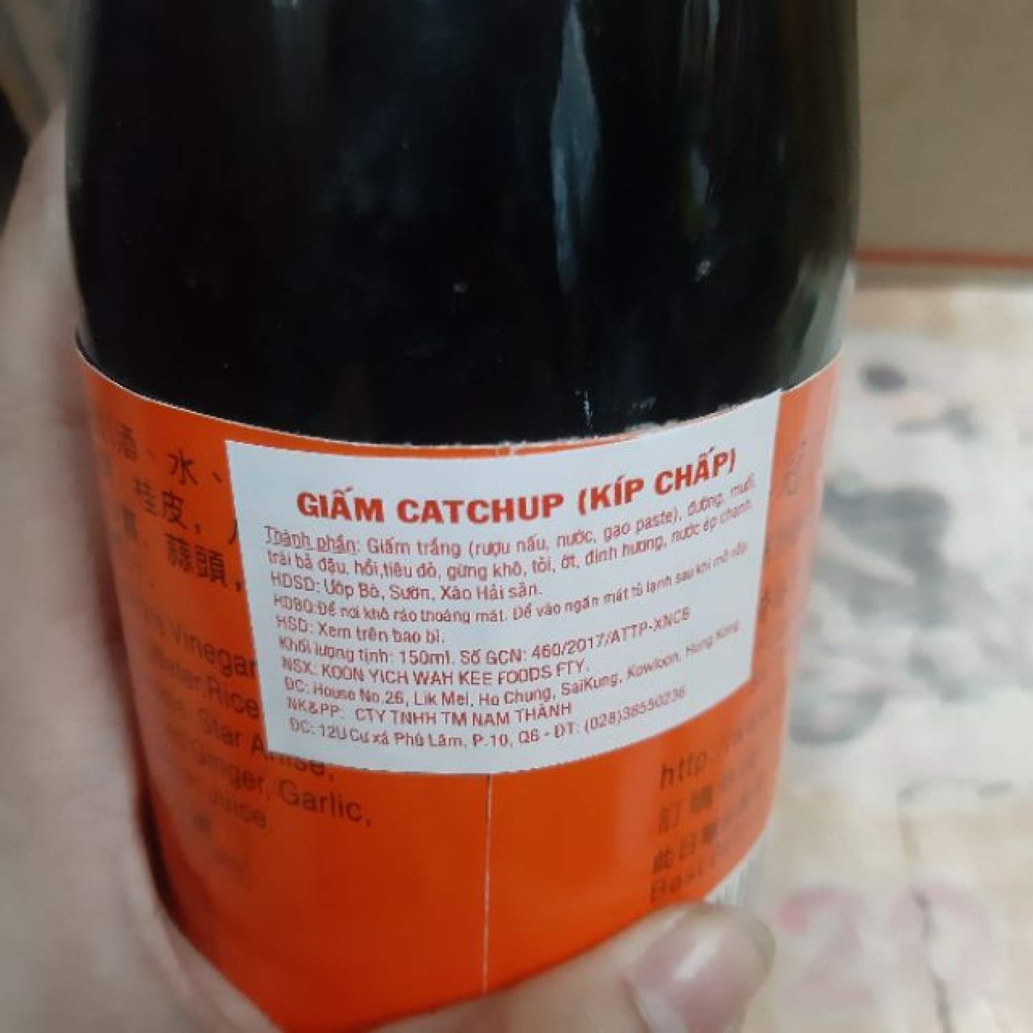 Dấm CatChup Koon Yick Wah Kee 550ml