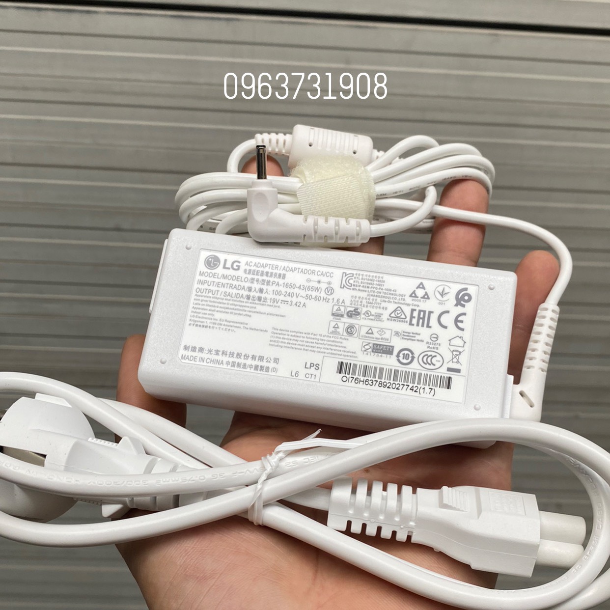 Adapter sạc LG Gram 15Z970 14Z980C 19V-3.42A