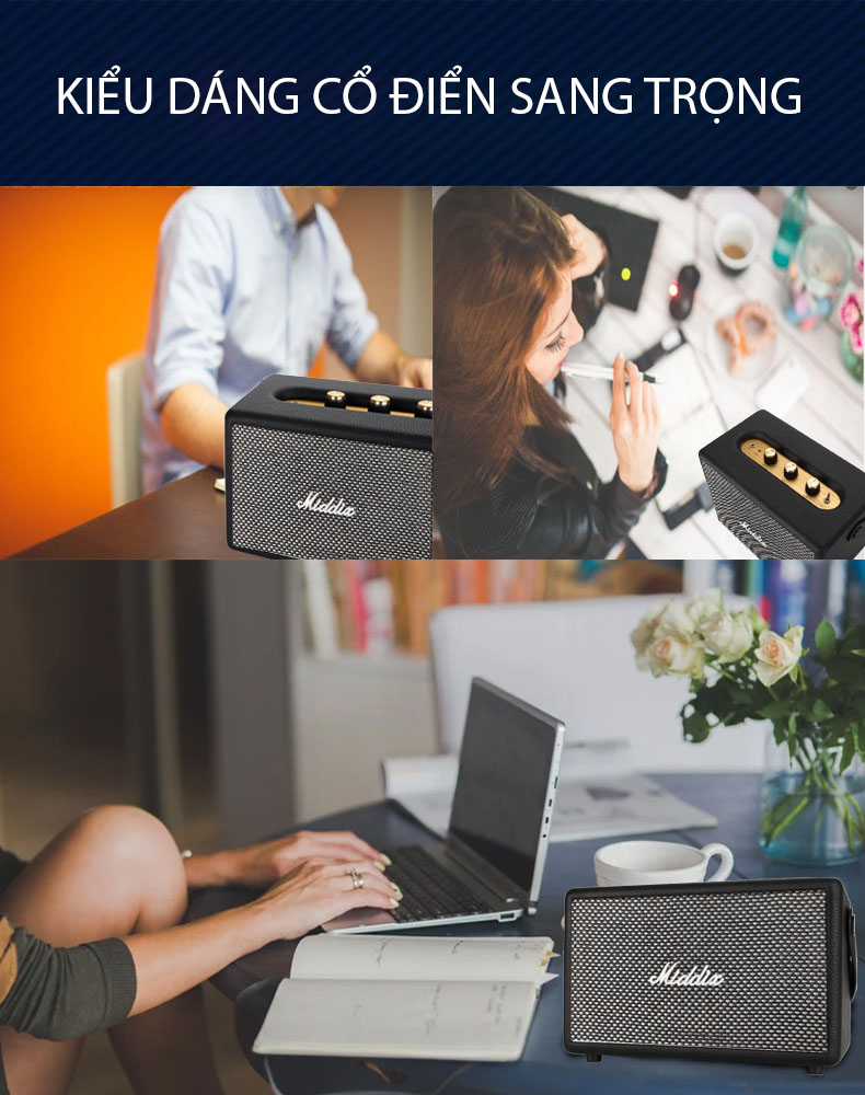 Loa nghe nhạc bluetooth 5.0 MIDDIX M5