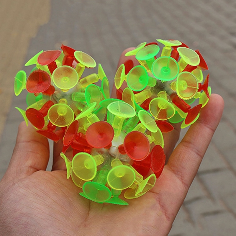 Đồ chơi bóng ném dính Sticky Ball phát sáng ,cụ dạy học tiếng anh cho giáo viên (6X6 cm)-HAUSE