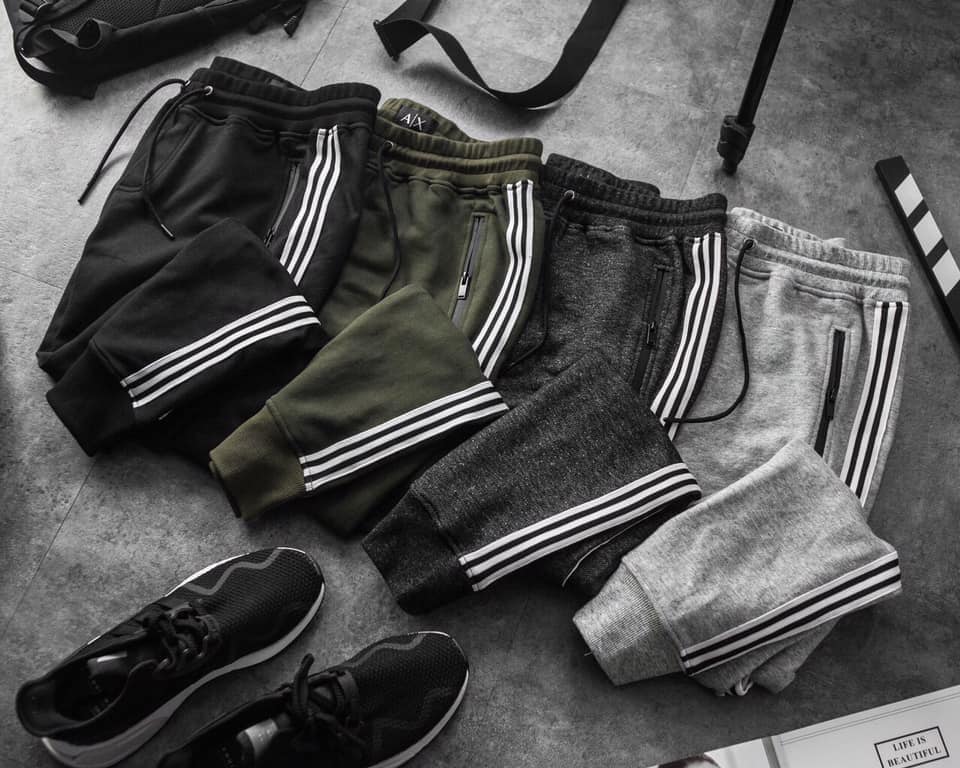 Quần Dài Thể Thao Jogger - Chất Thun Thể Thao Polyester - Chất Dày Dặn Co Giãn 4 Chiều