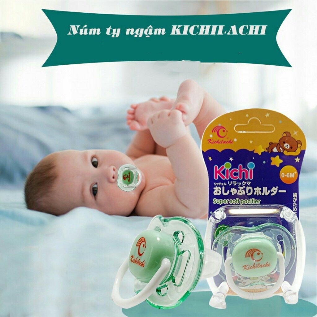 Ti giả silicon Kichilachi cho bé