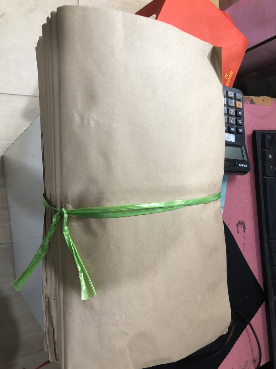 100 Túi Giấy Xi măng Kraft T5kg (kt 36*41)