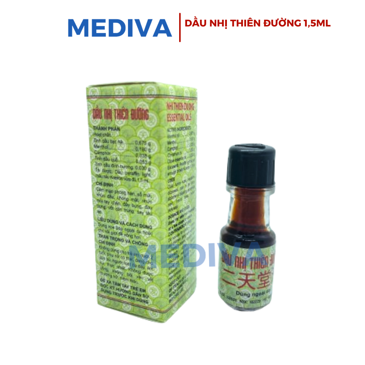Dầu Nhị Thiên Đường 1,5ml