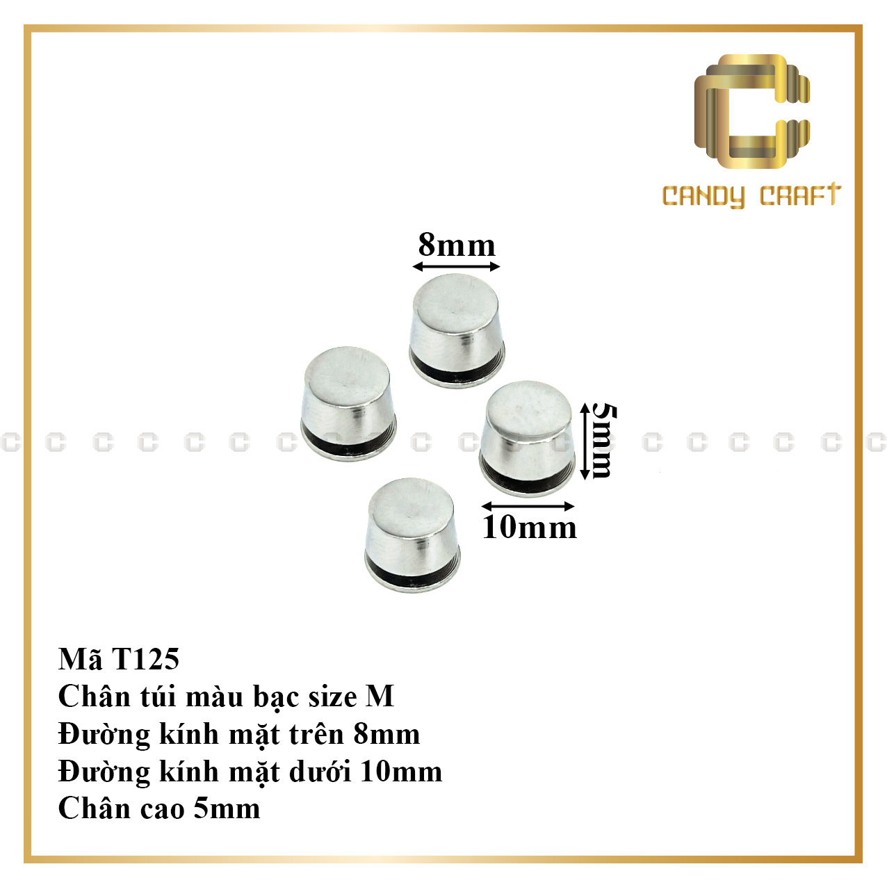 CHÂN TÚI (CHÂN ĐÁY TÚI) - phụ kiện làm túi xách