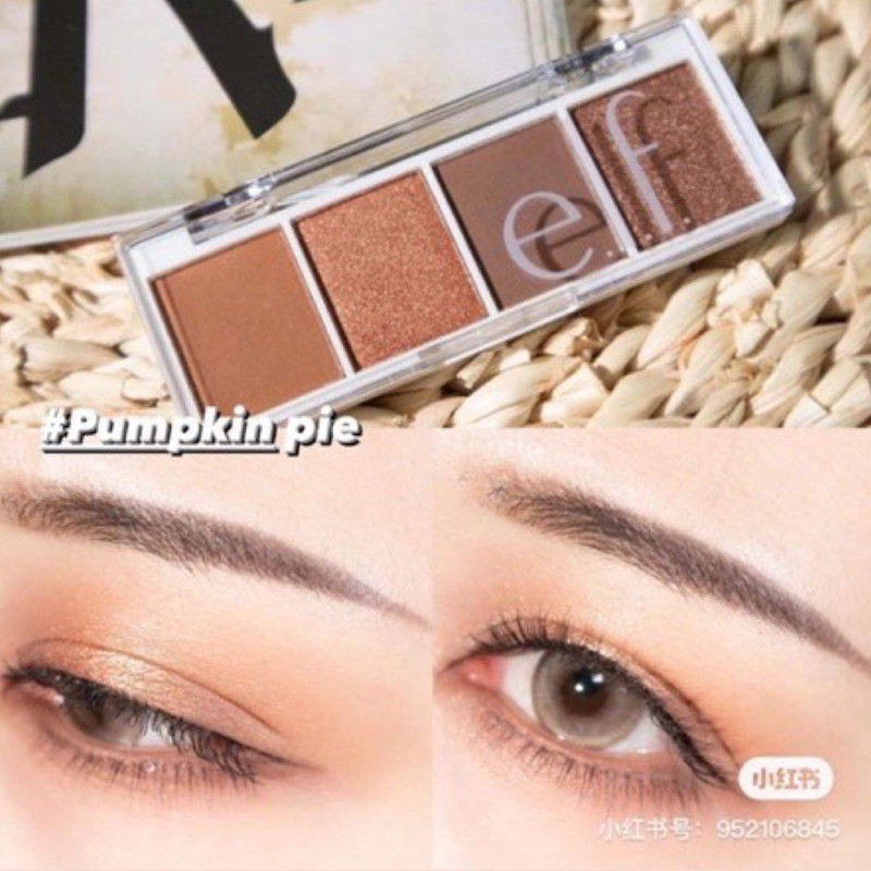 [Bill US] Bảng 4 ô phấn mắt E.L.F Bite Size Eyeshadow 3.5g - màu Pumpkin Pie