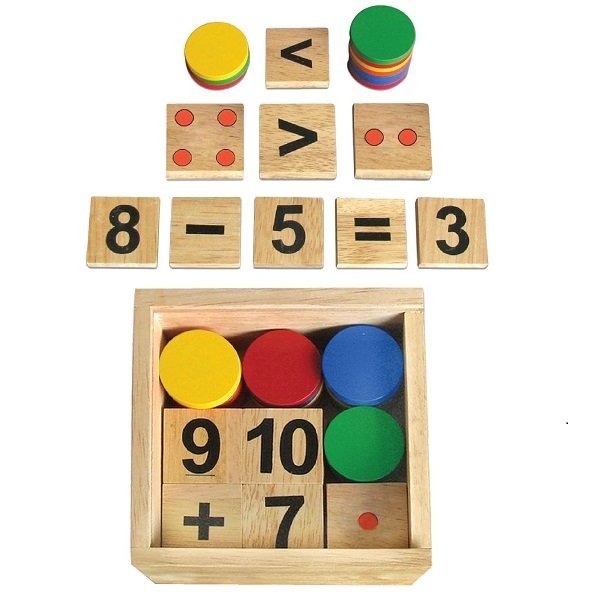 Đồ chơi gỗ Winwintoys - Bộ học toán