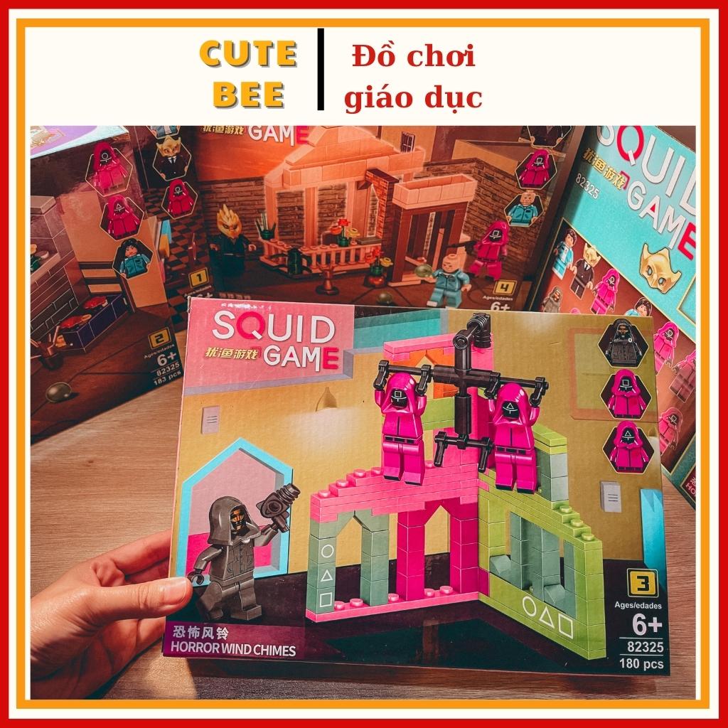 Safe ABS plastic squid cuttlefish simulation game unit Lego ink cartridge game for babies-cutebee kids