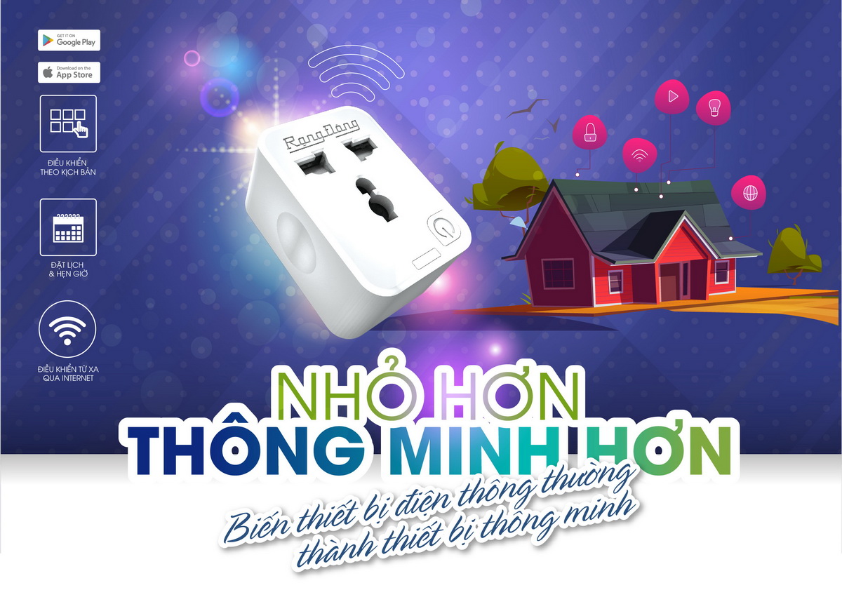 Ổ Cắm Wifi Rạng Đông