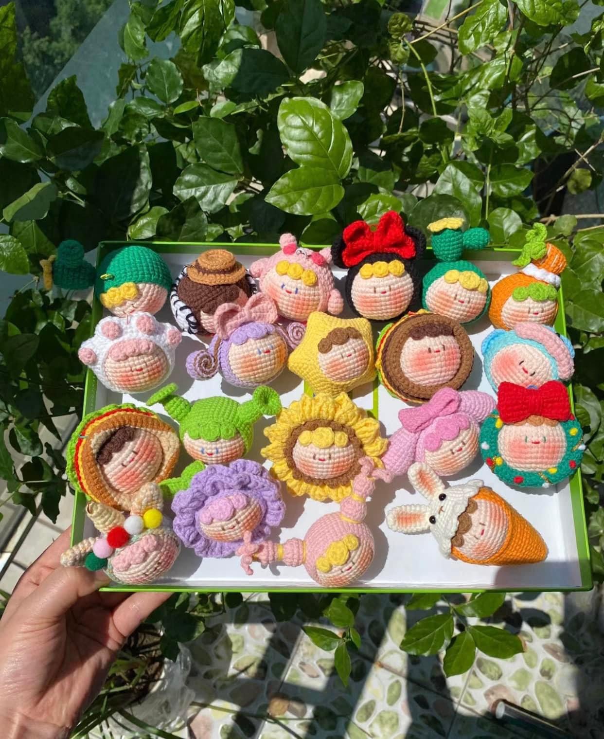 Móc khoá len mochi các loại (handmade100%)