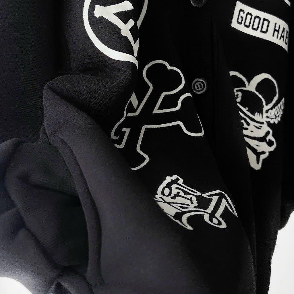 Áo Khoác Cardigan Logo GOOD HABIT Vải Nỉ Mềm Mịn Phong Cách Nhẹ Nhàng Xinh Xắn Cao Cấp mẫu Hot trend - TP824