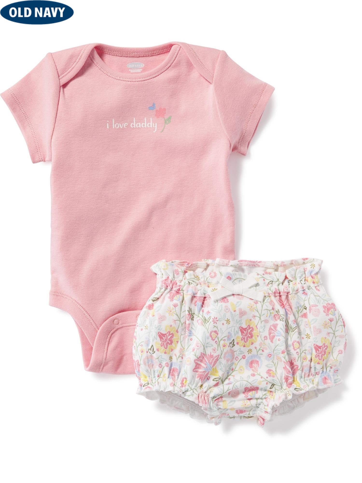 Bộ bé gái old navy 6-12 tháng - 2 cái - hàng nhập mỹ