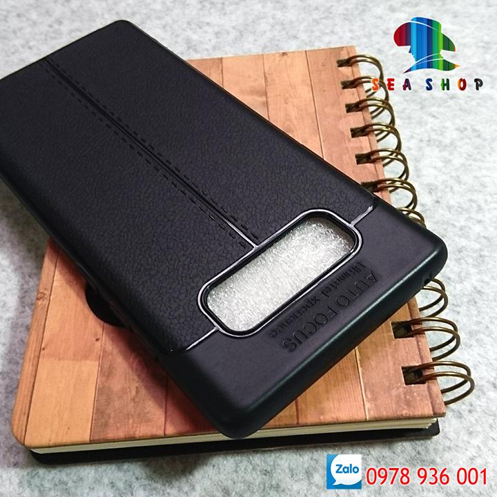 Ốp lưng Samsung Galaxy Note 8 Nhựa dẻo - vân da loại A