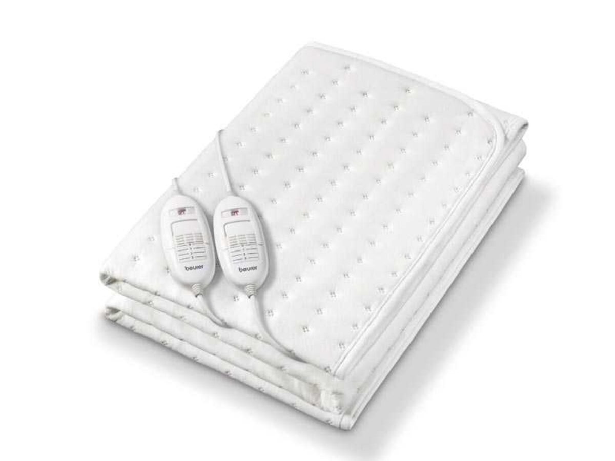 Đệm Sưởi Điện Beurer UB68XXL/ TS26 / TS19, Nệm Sưởi / Đệm Sưởi Đôi, Thiết Bị Sưởi Ấm, Có Điều Khiển, 3 Mức Nhiệt, Chất Liệu Cotton, Giặt Được, Tiêu Chuẩn EU, An Toàn, Làm Ấm Nhanh, Nhập Đức, BH 24 Tháng