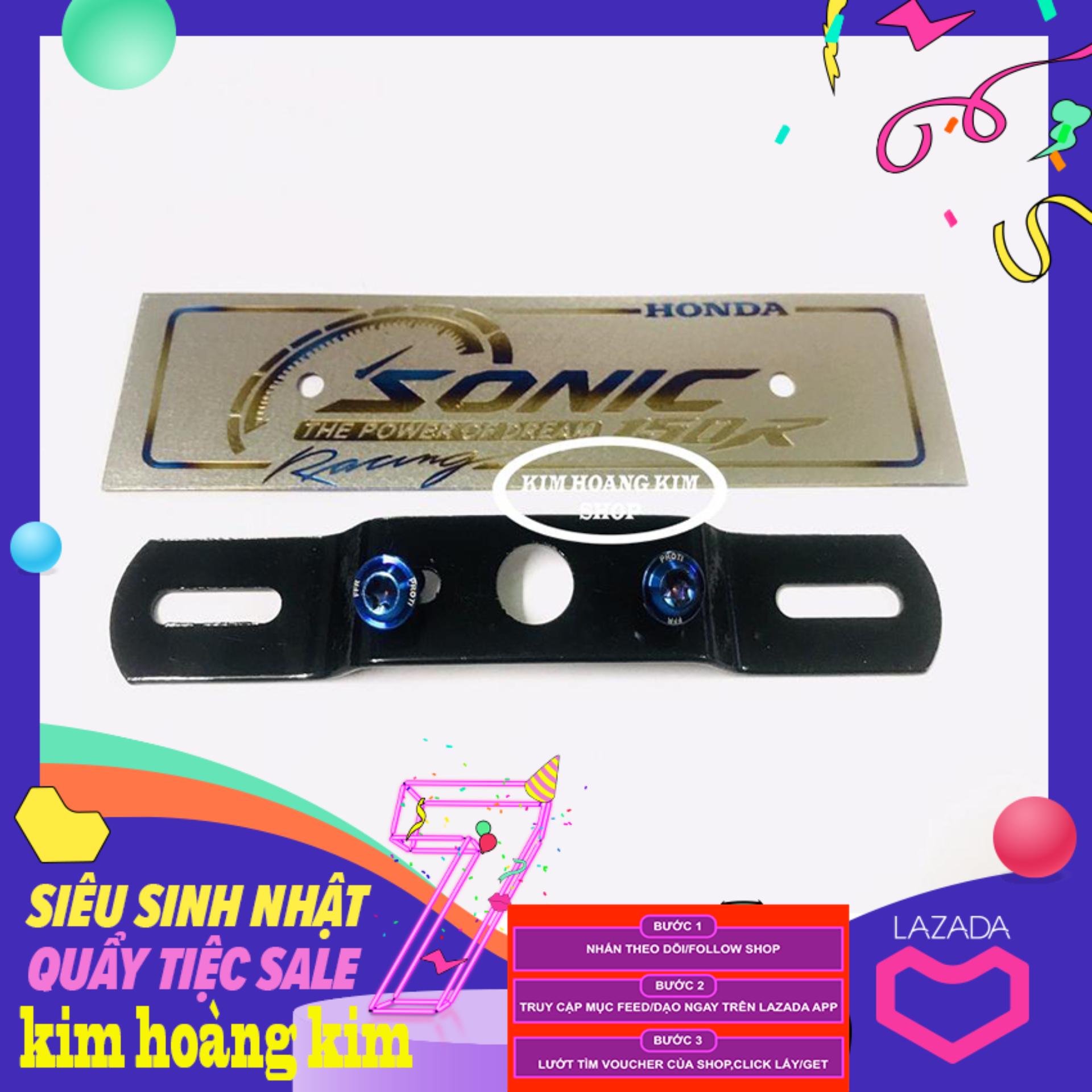 Bảng tên TiTanium Khò gắn Sonic + 2 ốc Proti