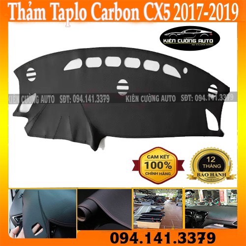 Thảm Taplo Carbon Mazda Cx5 2017-2019 da cabon hoặc nhung lông cừu