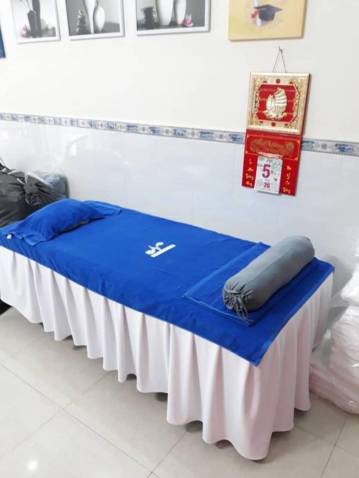 Khăn trải giường cho spa 90*190, nặng 700g