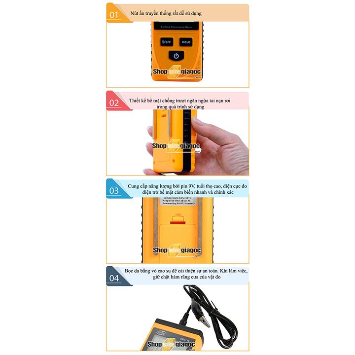 Máy Đo Điện Trở Benetech GM3110