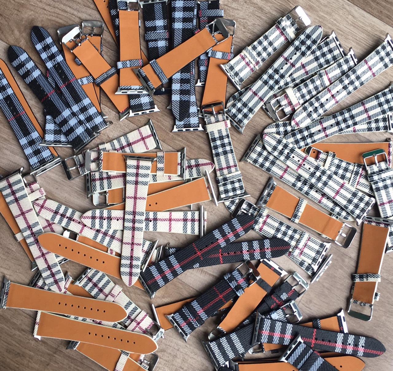 Dây đeo Đồng hồ thông minh mẫu da Burberry