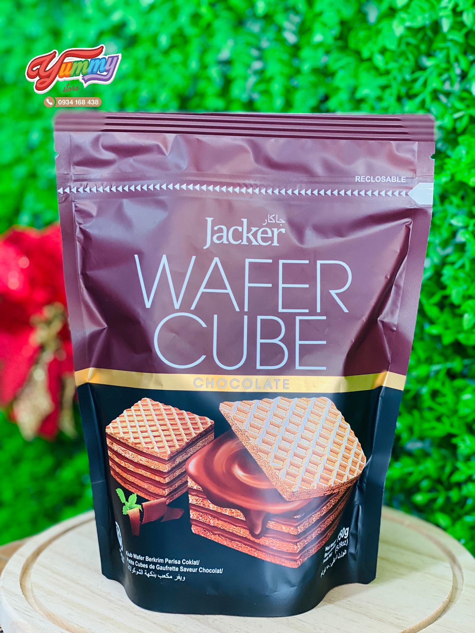 Bánh Xốp Wafer Cube Jacker Gói 150G