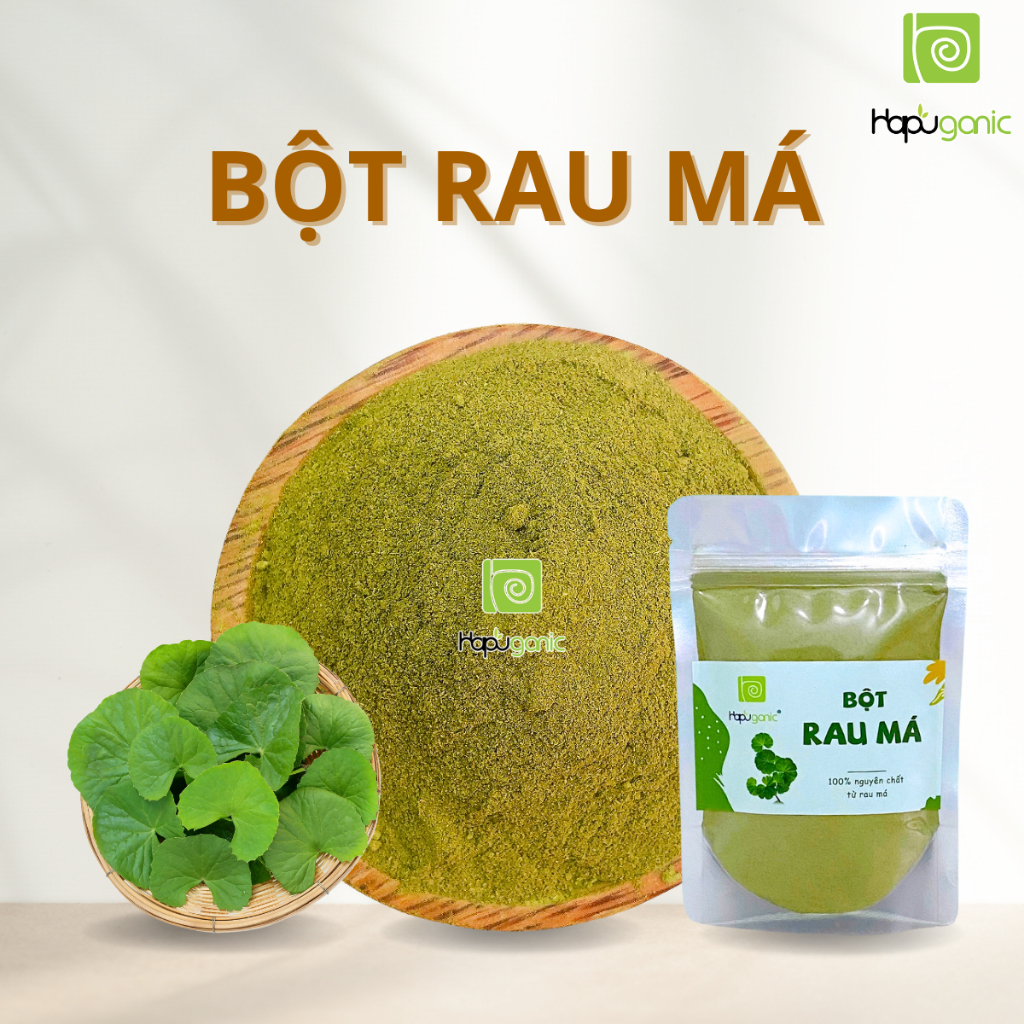 Bột Rau Má Sấy Lạnh Nguyên Chất Đắp Mặt Hapuganic