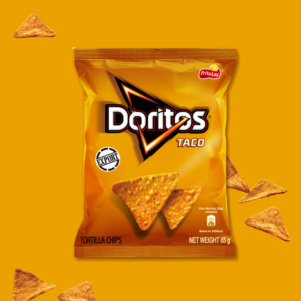 Combo 3 bánh snack Doritos vị Taco 65gr
